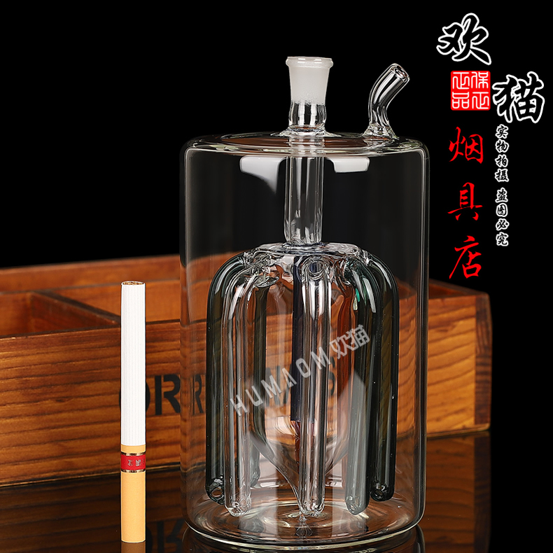 8爪玻璃水烟壶 大容量多爪过滤 厂家直供批发专卖