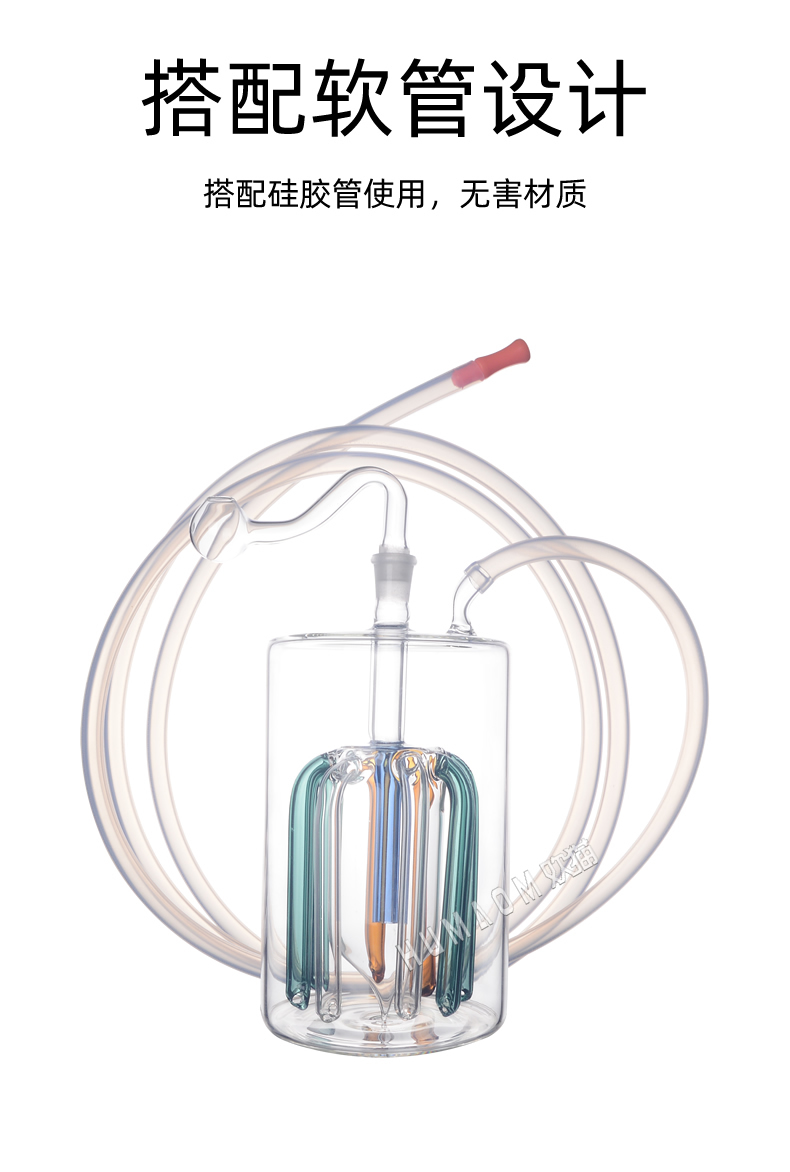 8爪玻璃水烟壶 大容量多爪过滤 厂家直供批发专卖