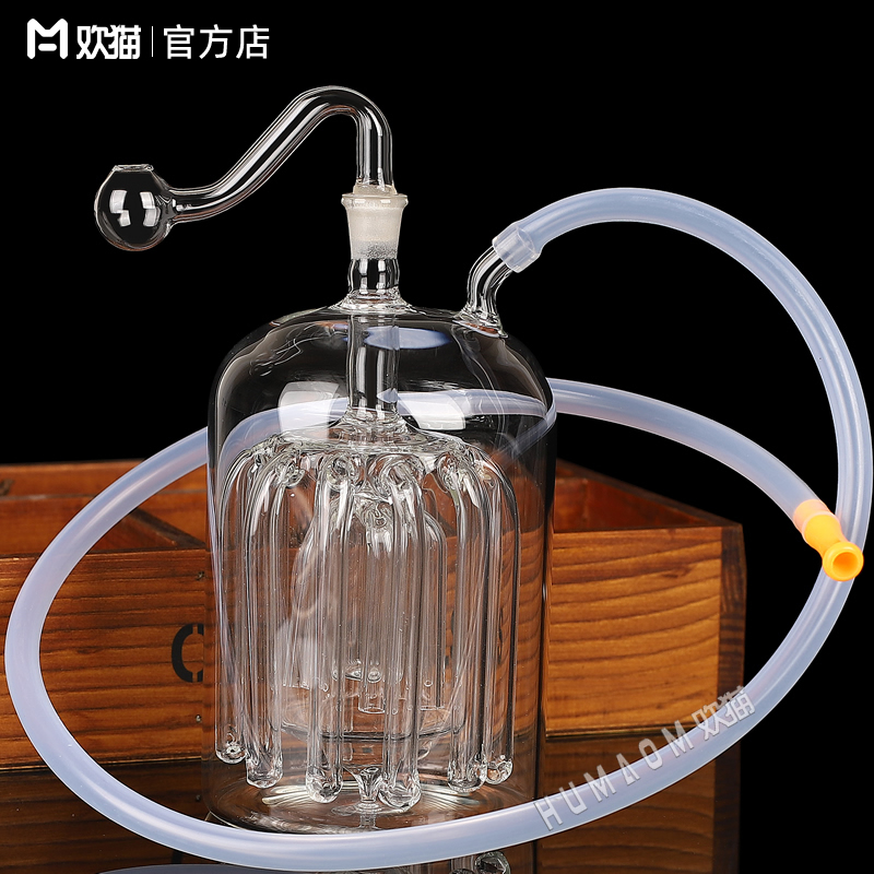 16爪玻璃水烟壶