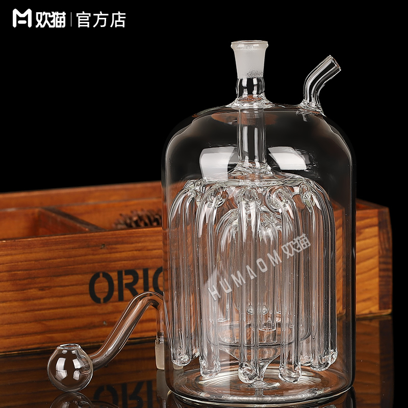16爪玻璃水烟壶