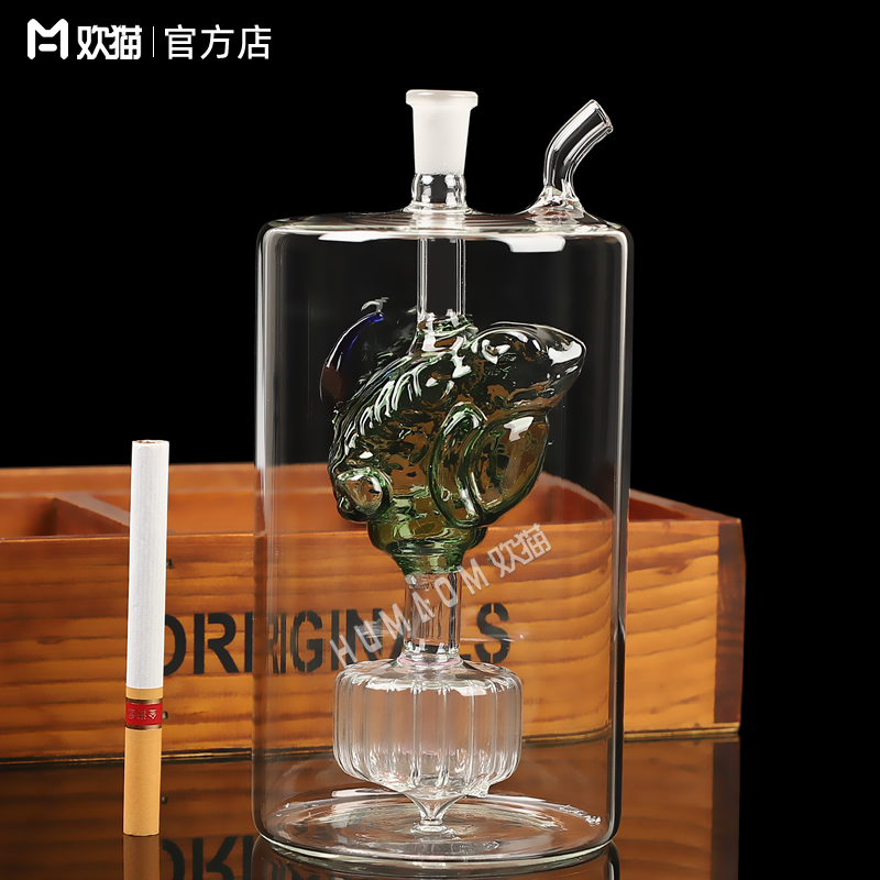 80金蝉玻璃水烟壶