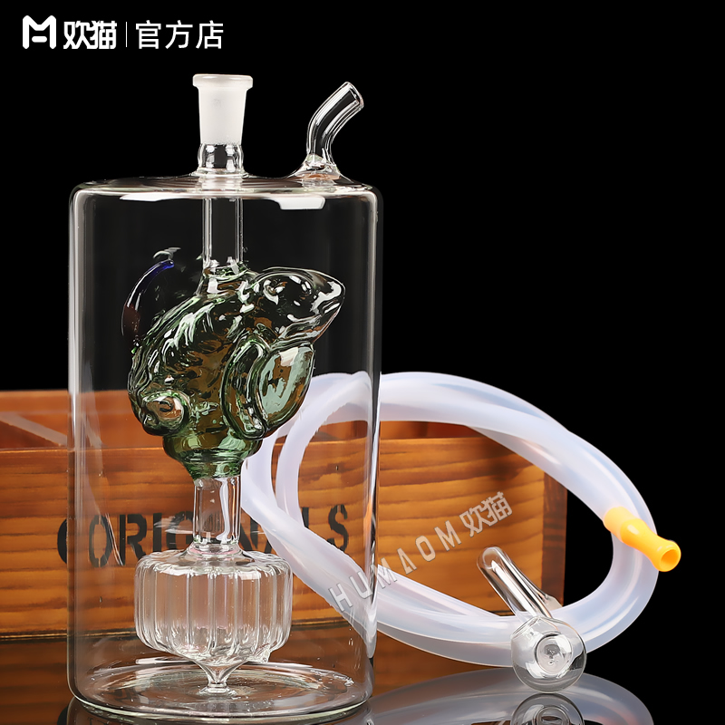 80金蝉玻璃水烟壶