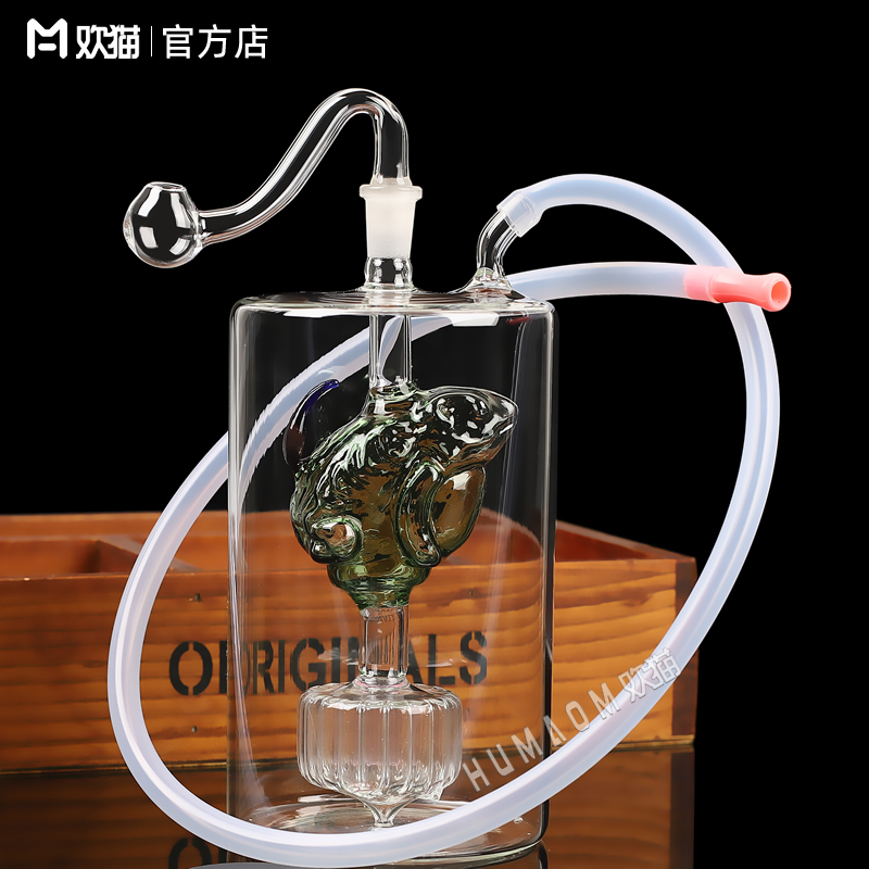 80金蝉玻璃水烟壶