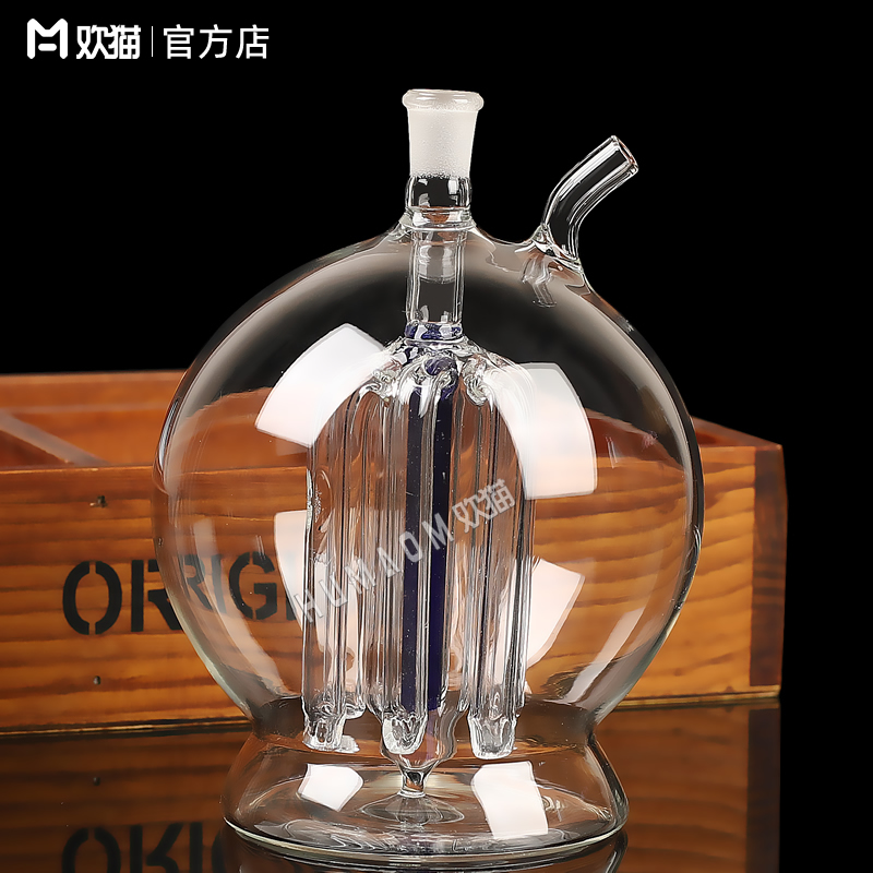 大灯泡玻璃水烟壶