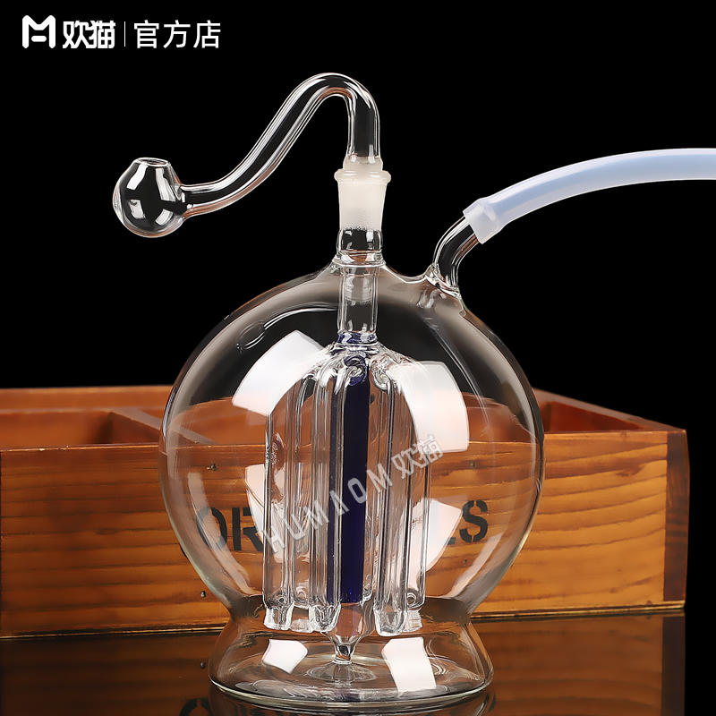 大灯泡玻璃水烟壶