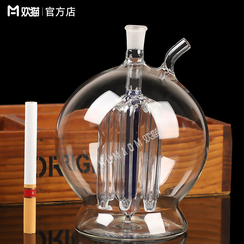 大灯泡玻璃水烟壶