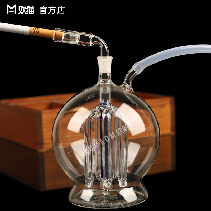 大灯泡玻璃水烟壶